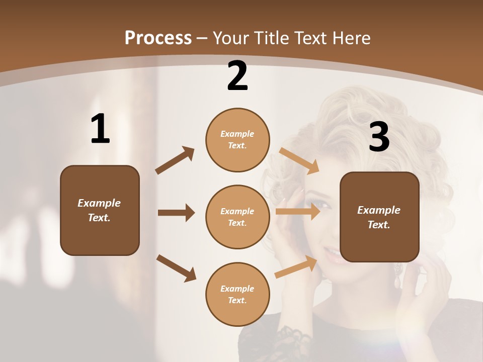 Pretty Portrait Sensuality PowerPoint Template