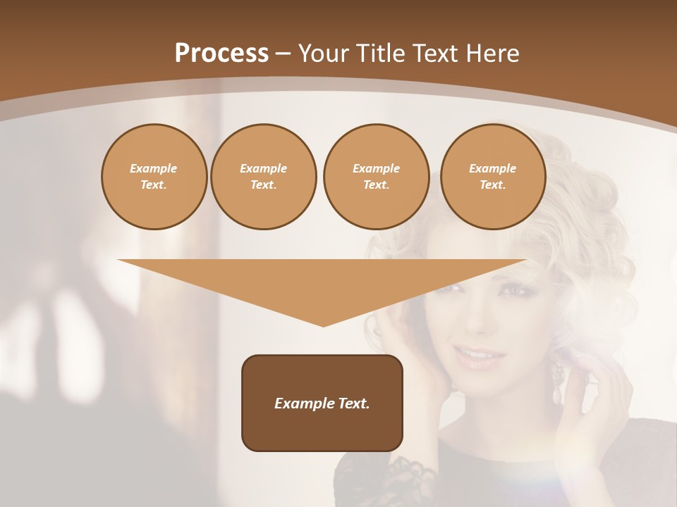 Pretty Portrait Sensuality PowerPoint Template