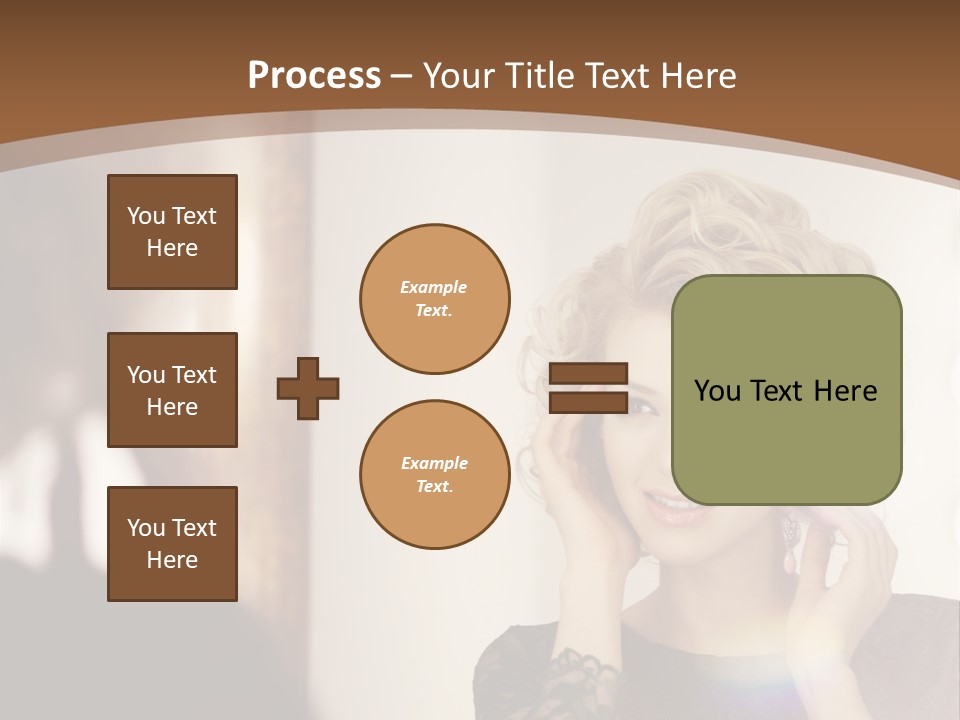Pretty Portrait Sensuality PowerPoint Template