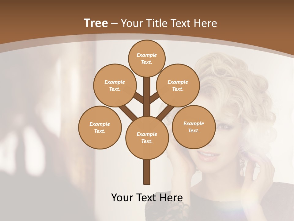 Pretty Portrait Sensuality PowerPoint Template