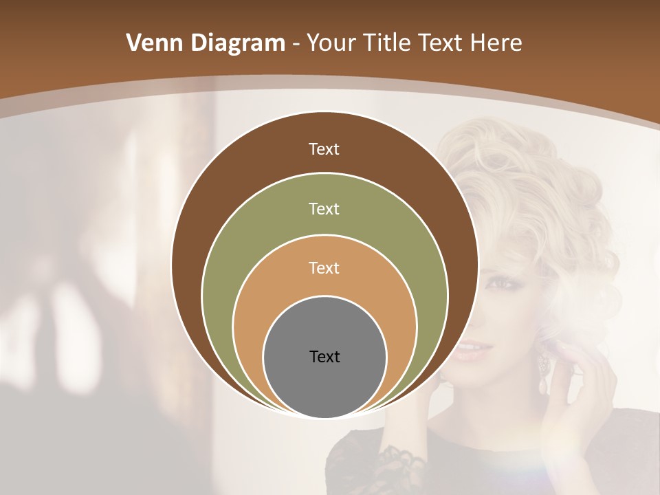 Pretty Portrait Sensuality PowerPoint Template