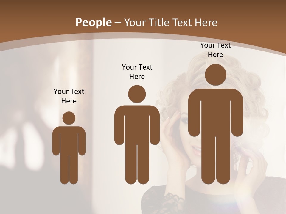 Pretty Portrait Sensuality PowerPoint Template