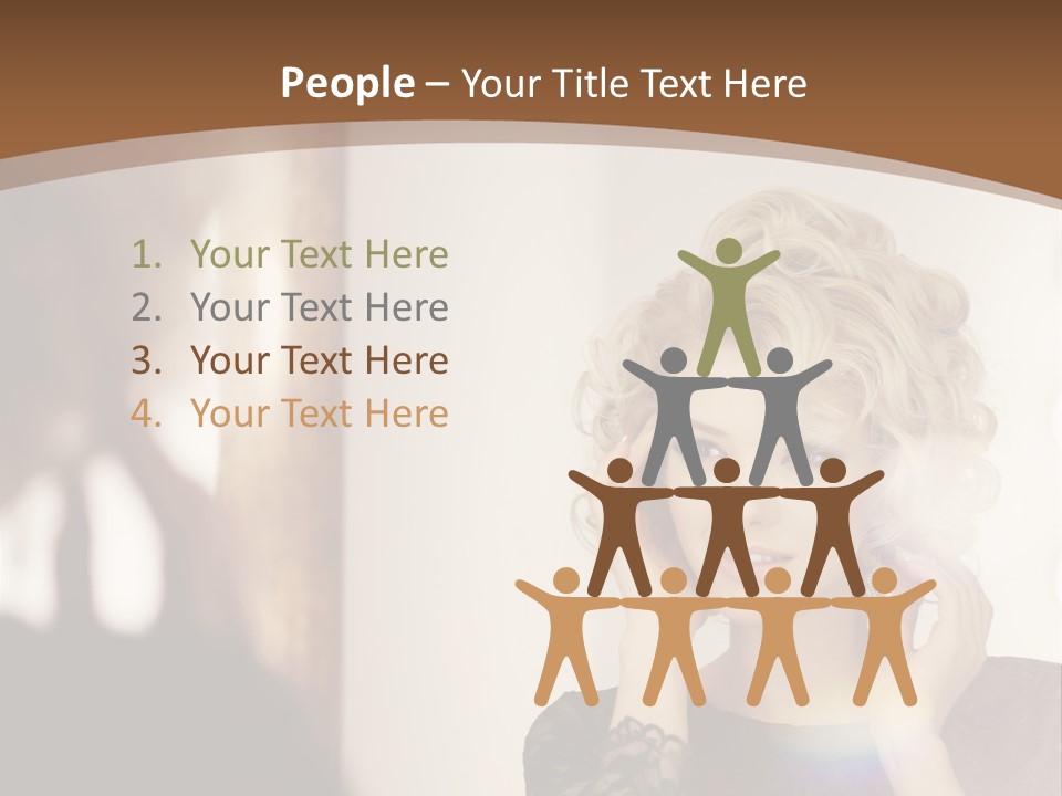 Pretty Portrait Sensuality PowerPoint Template