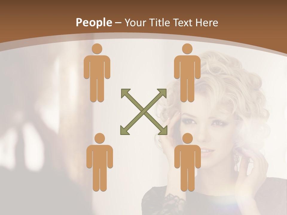 Pretty Portrait Sensuality PowerPoint Template