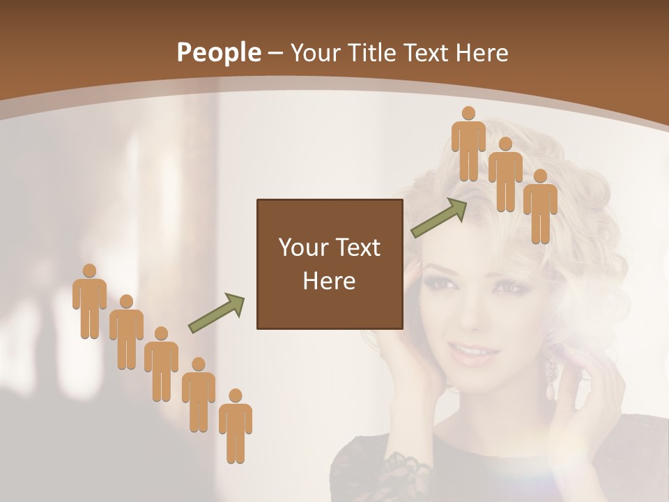 Pretty Portrait Sensuality PowerPoint Template