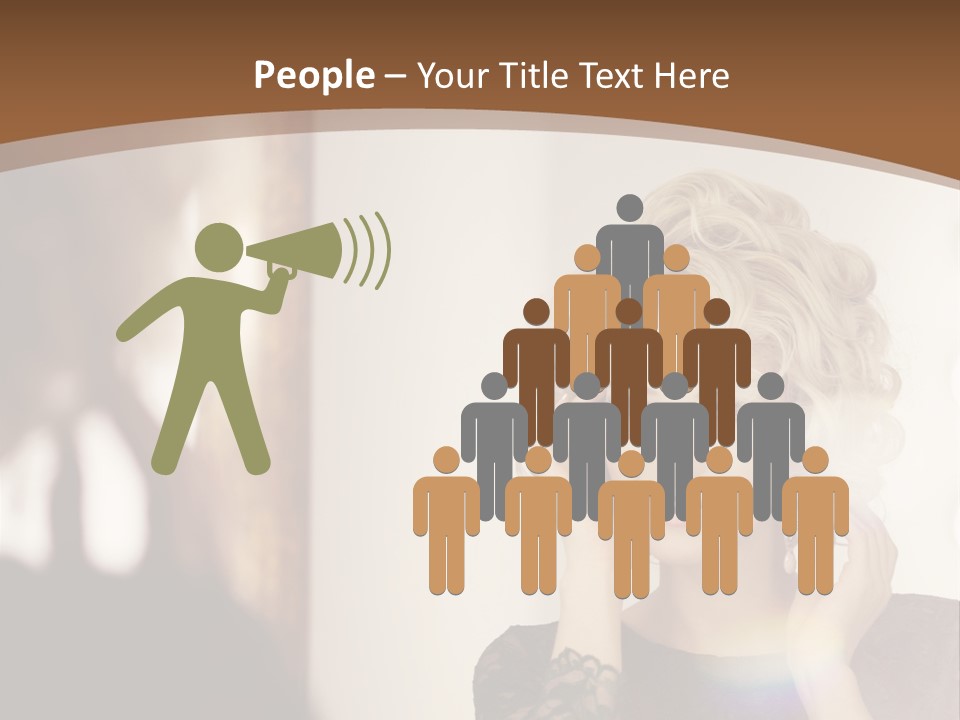 Pretty Portrait Sensuality PowerPoint Template