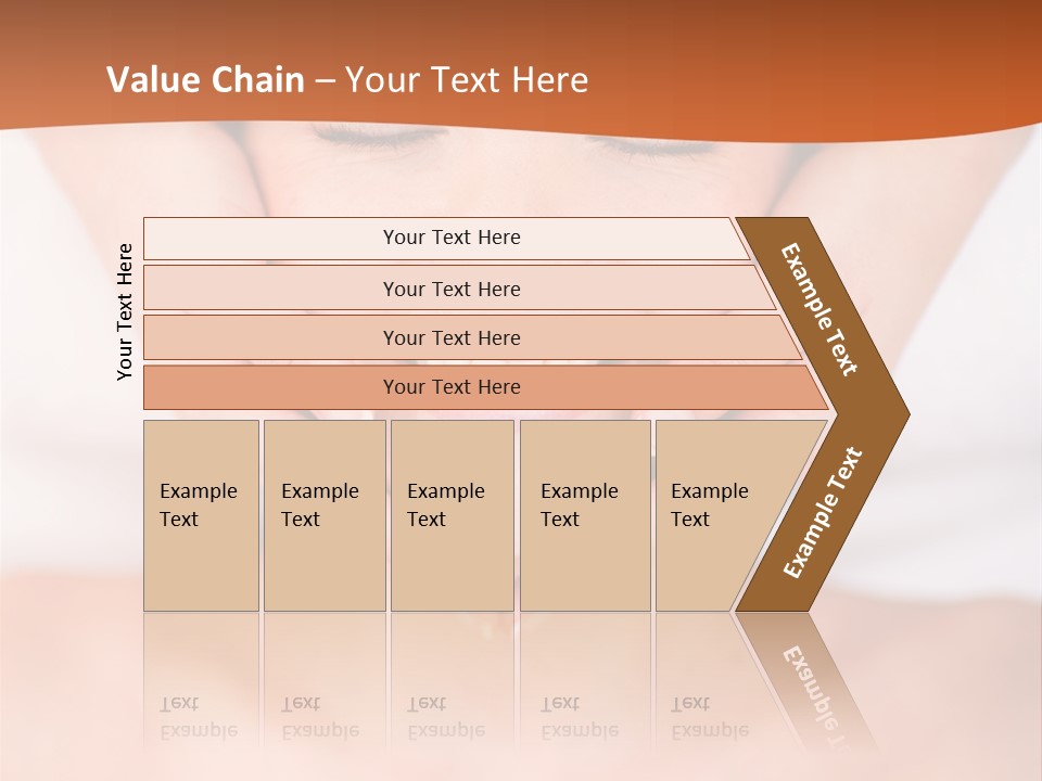 Tranquil Female Towel PowerPoint Template