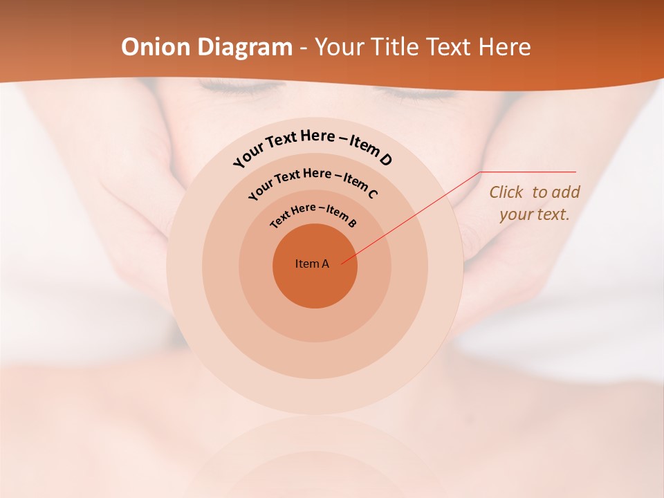 Tranquil Female Towel PowerPoint Template