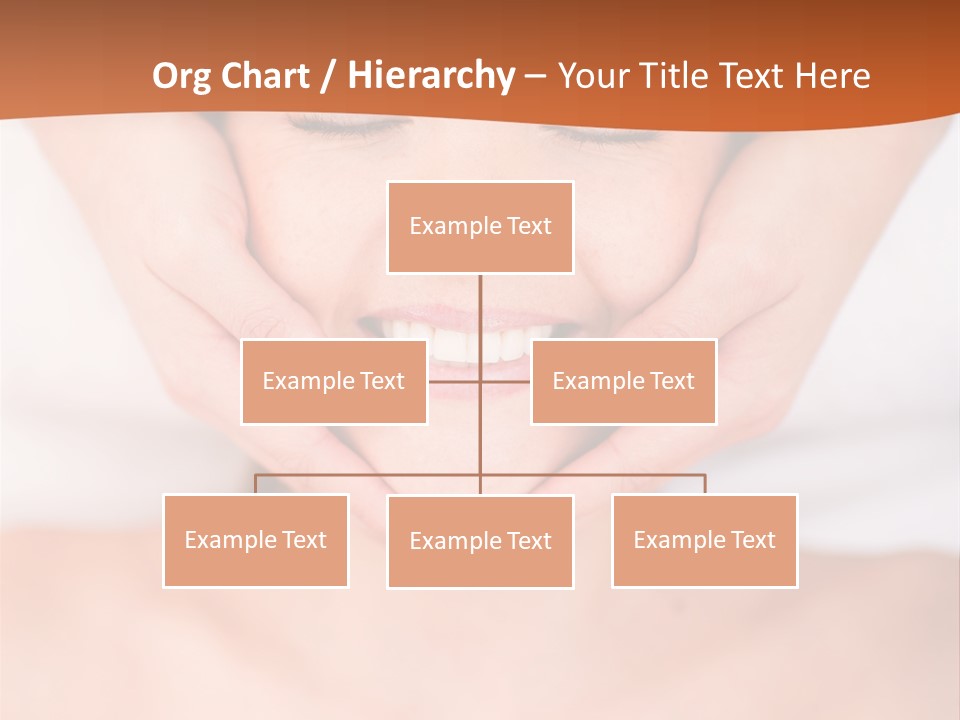 Tranquil Female Towel PowerPoint Template