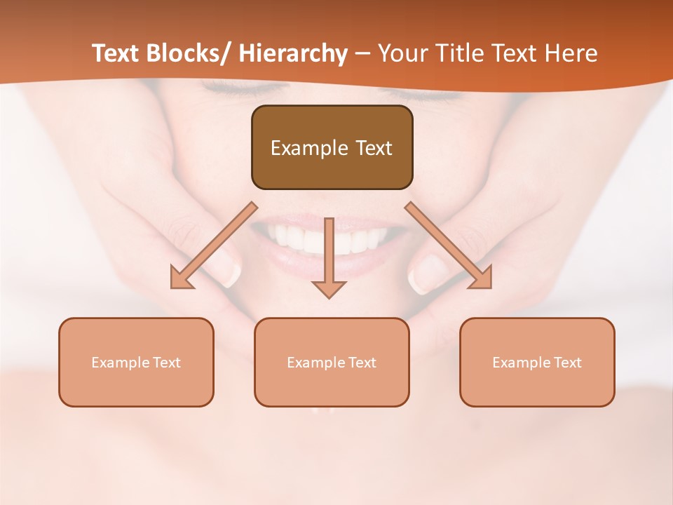 Tranquil Female Towel PowerPoint Template