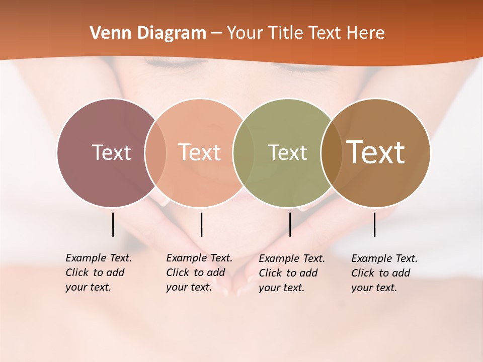 Tranquil Female Towel PowerPoint Template