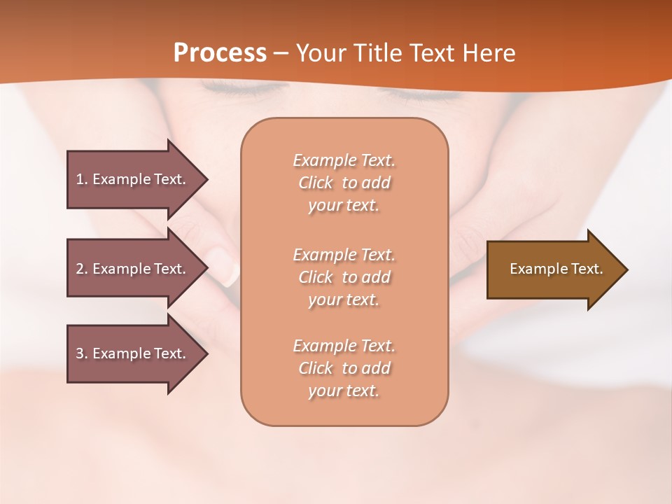 Tranquil Female Towel PowerPoint Template