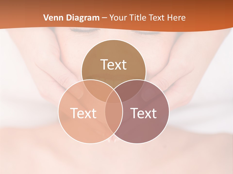 Tranquil Female Towel PowerPoint Template