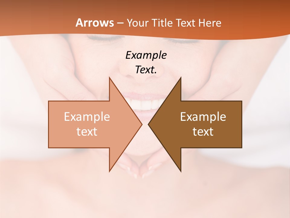 Tranquil Female Towel PowerPoint Template