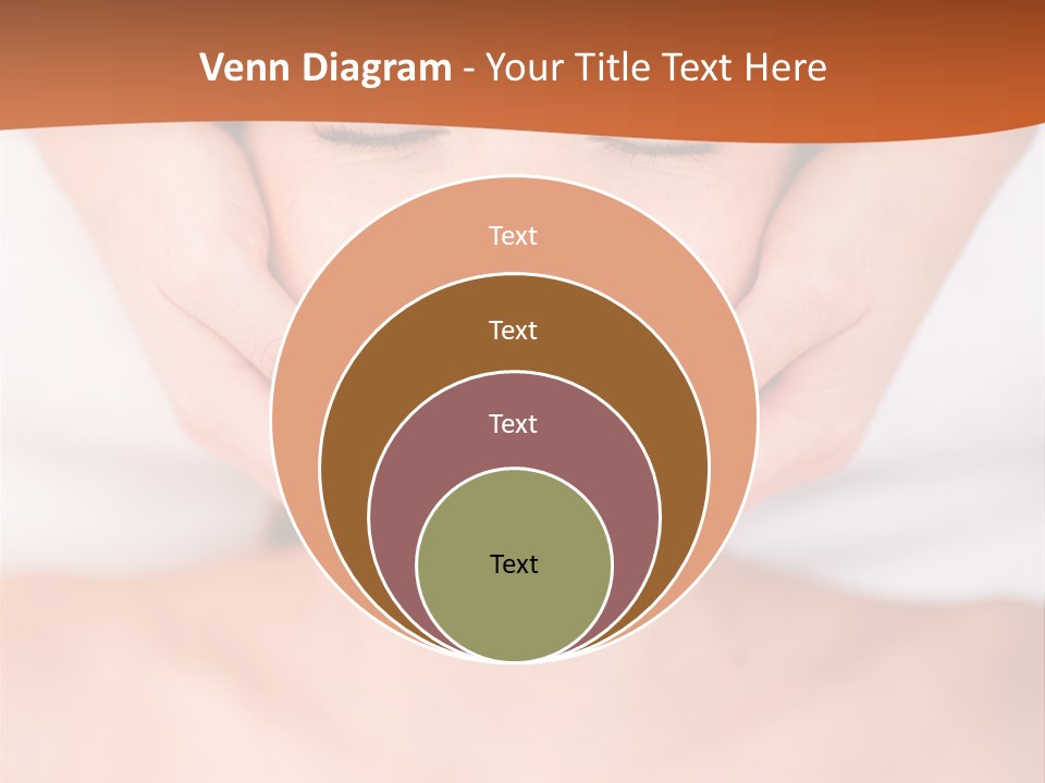 Tranquil Female Towel PowerPoint Template