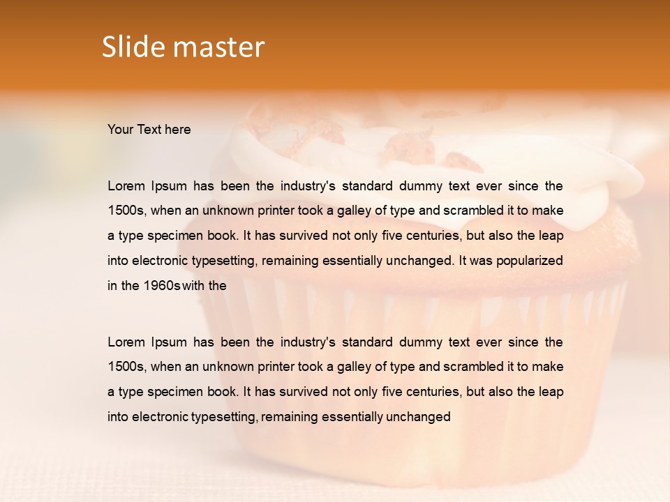 Sweet Cake Buttercream PowerPoint Template