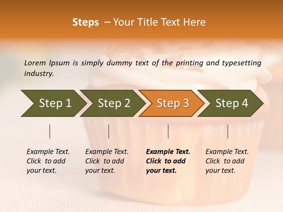 Sweet Cake Buttercream PowerPoint Template