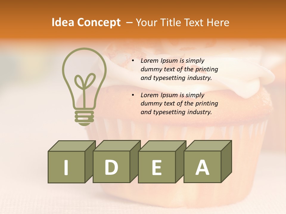 Sweet Cake Buttercream PowerPoint Template