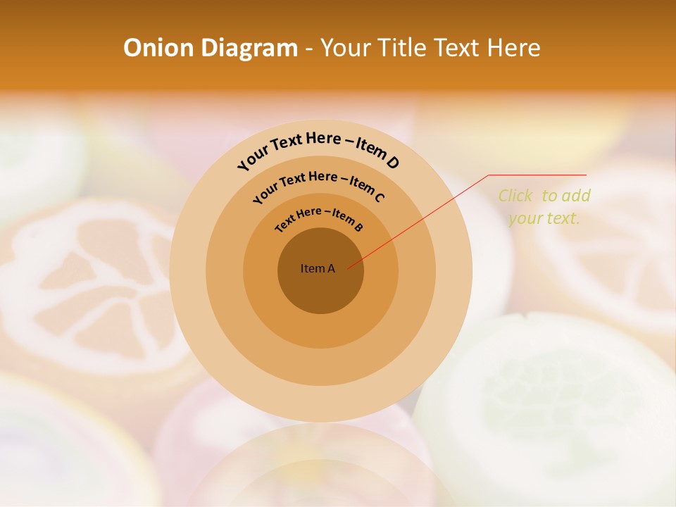 A Bunch Of Different Colored Candies In A Bowl PowerPoint Template