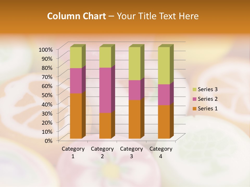 A Bunch Of Different Colored Candies In A Bowl PowerPoint Template