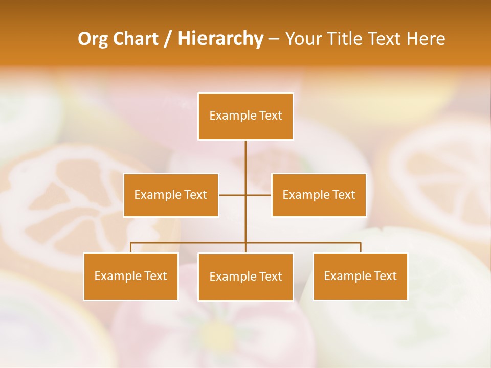 A Bunch Of Different Colored Candies In A Bowl PowerPoint Template