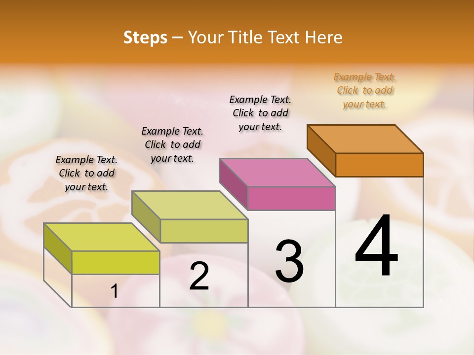 A Bunch Of Different Colored Candies In A Bowl PowerPoint Template