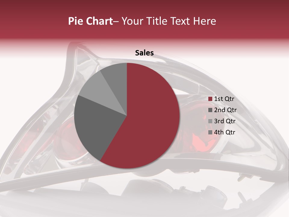 Vehicle Road Front PowerPoint Template