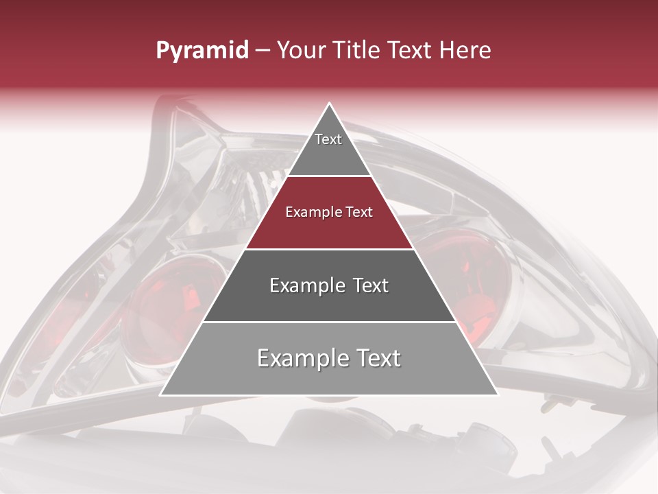 Vehicle Road Front PowerPoint Template