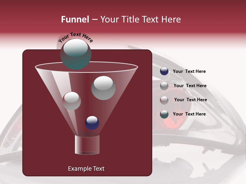 Vehicle Road Front PowerPoint Template