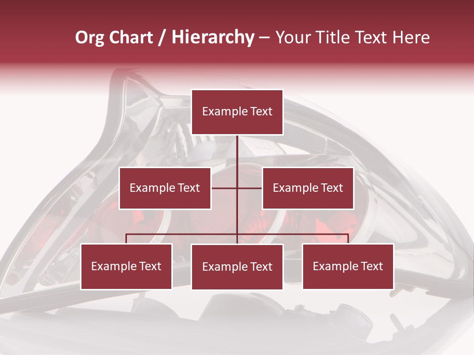 Vehicle Road Front PowerPoint Template