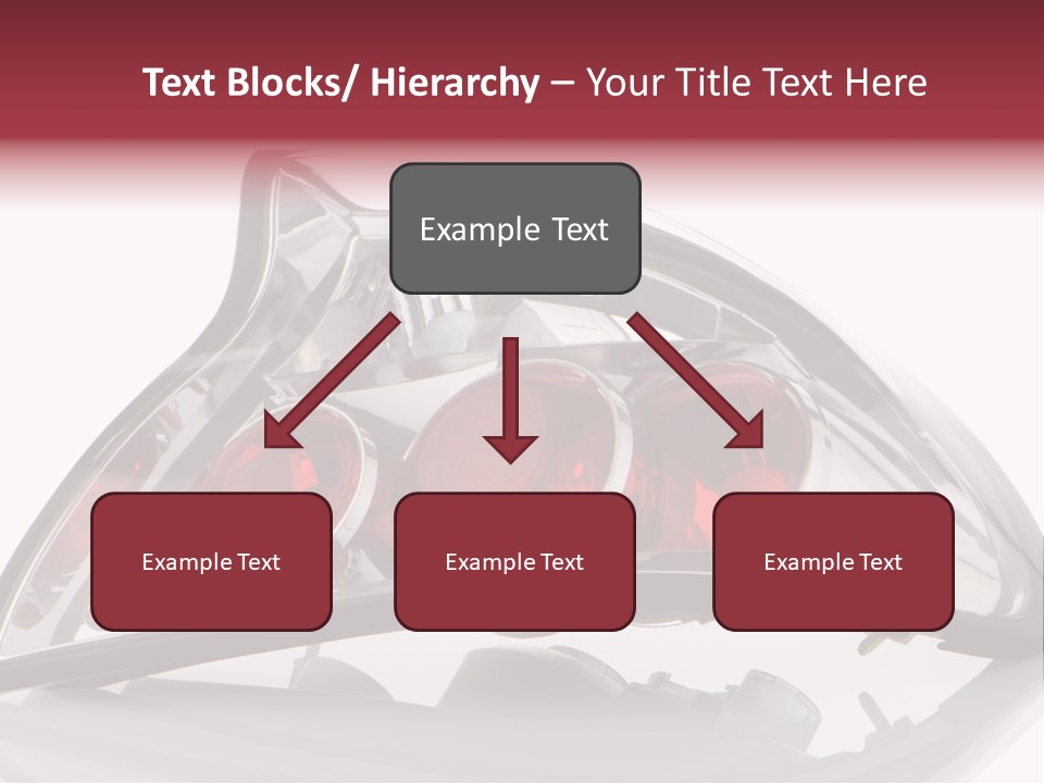 Vehicle Road Front PowerPoint Template