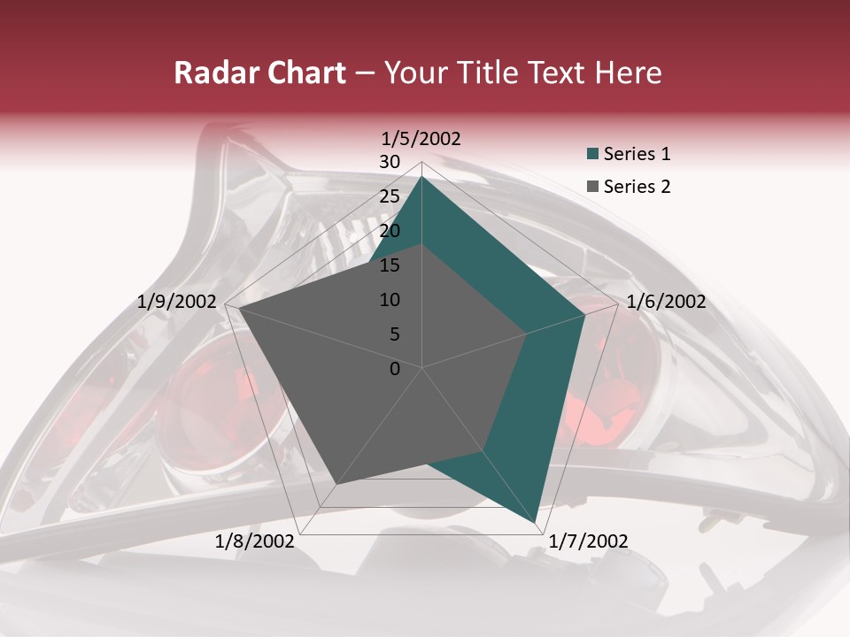 Vehicle Road Front PowerPoint Template
