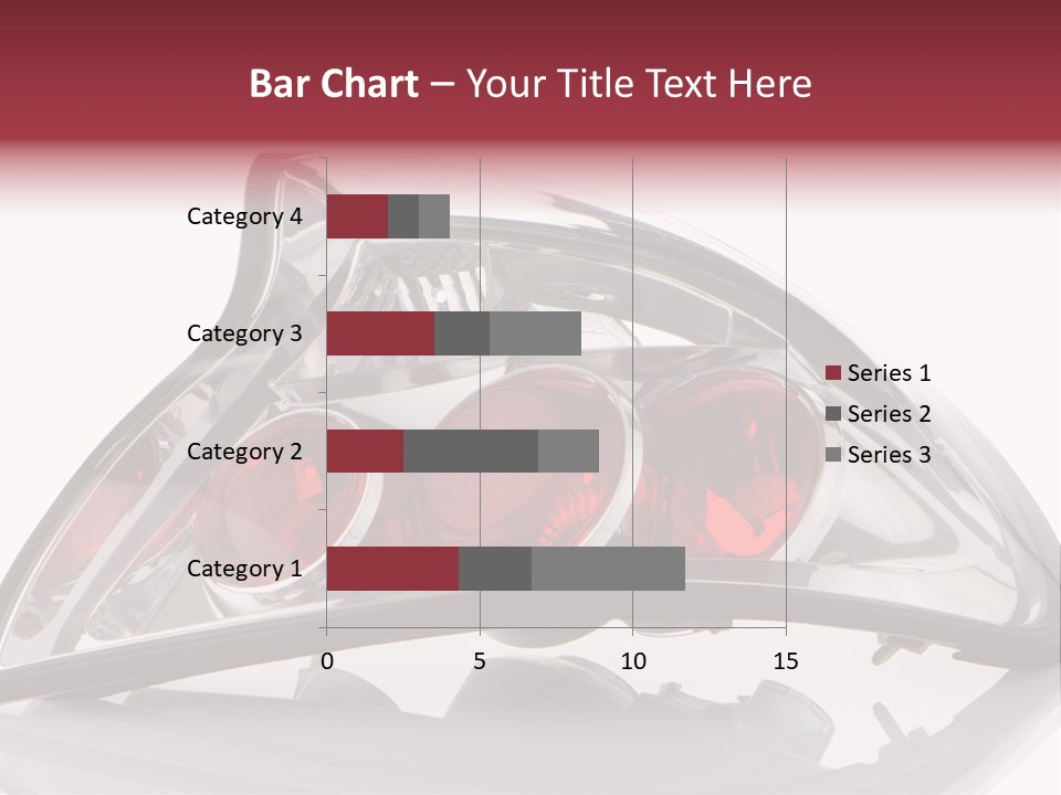 Vehicle Road Front PowerPoint Template