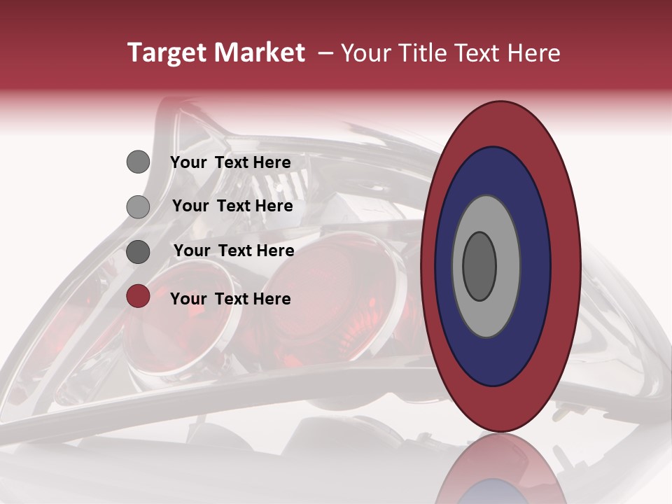 Vehicle Road Front PowerPoint Template