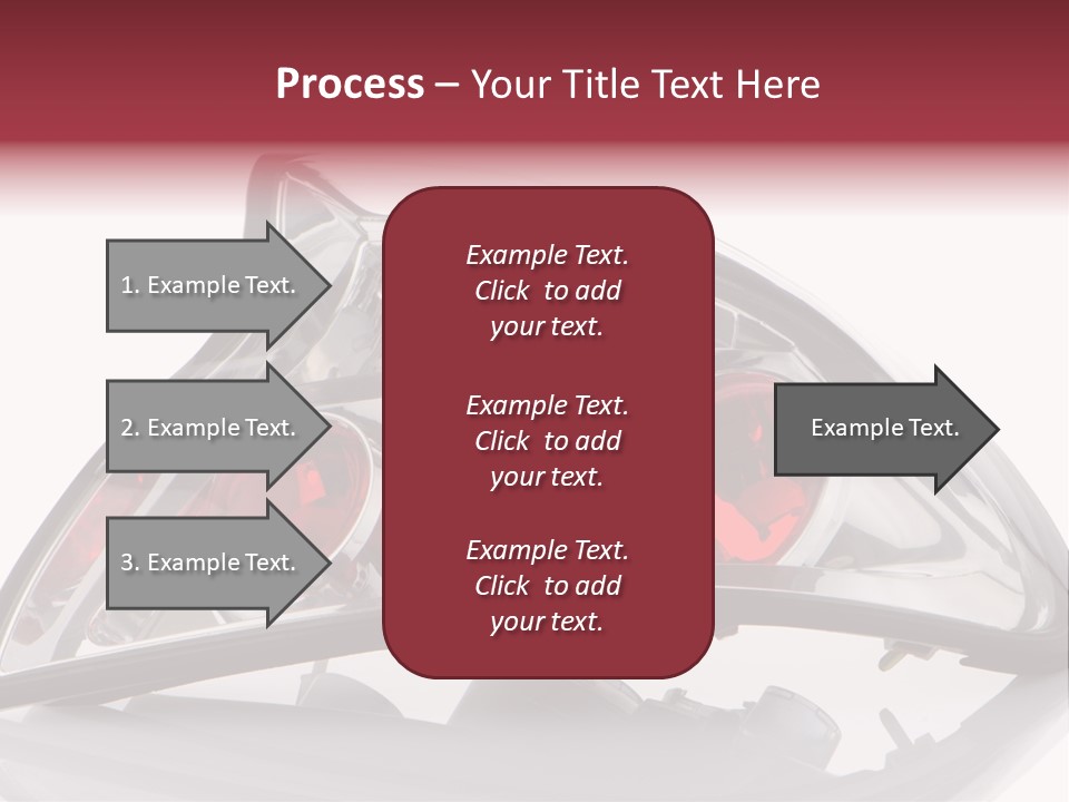 Vehicle Road Front PowerPoint Template