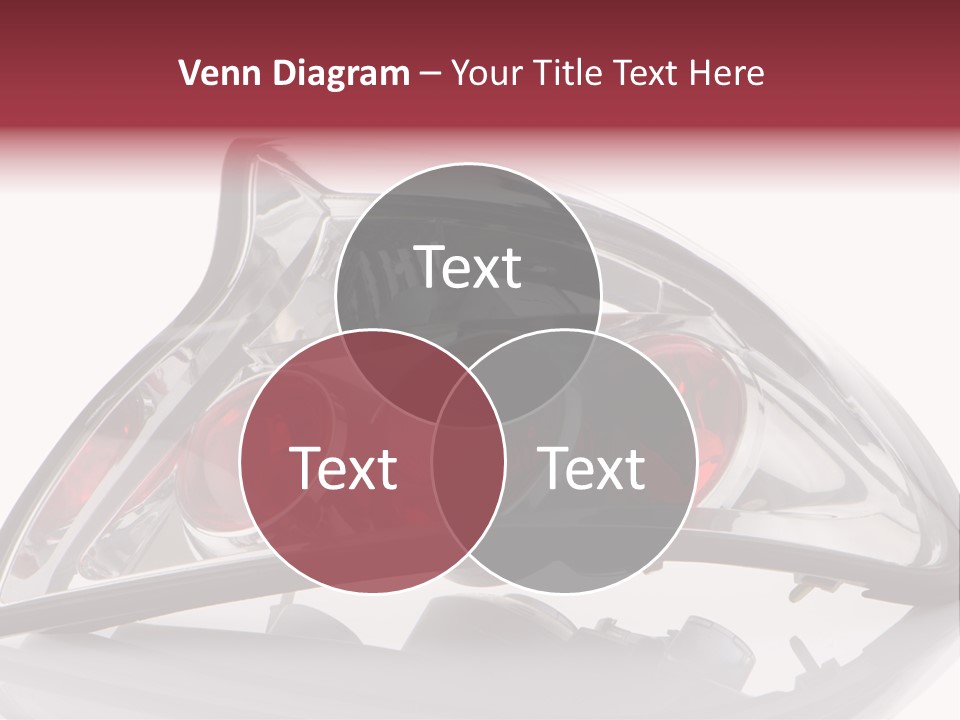 Vehicle Road Front PowerPoint Template