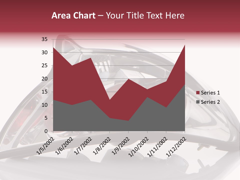 Vehicle Road Front PowerPoint Template