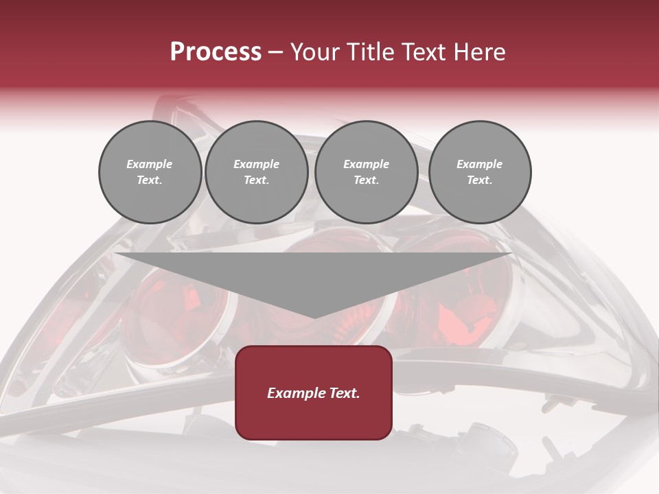 Vehicle Road Front PowerPoint Template