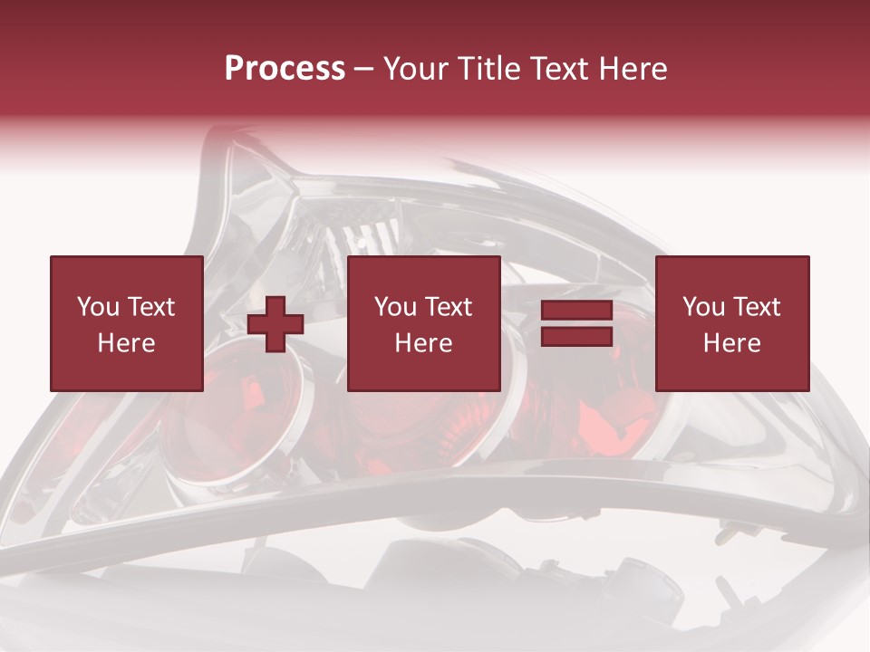 Vehicle Road Front PowerPoint Template