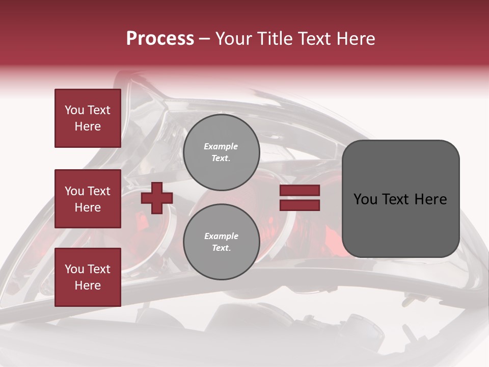 Vehicle Road Front PowerPoint Template
