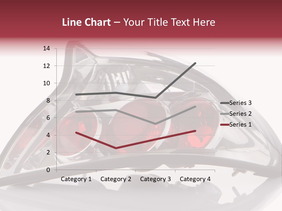 Vehicle Road Front PowerPoint Template