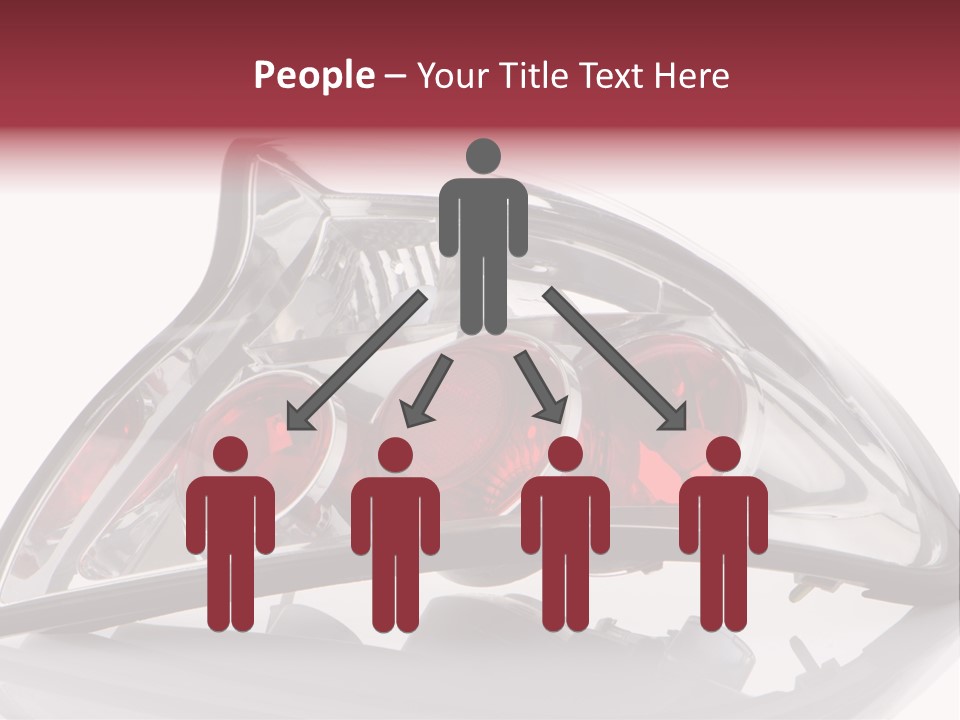 Vehicle Road Front PowerPoint Template