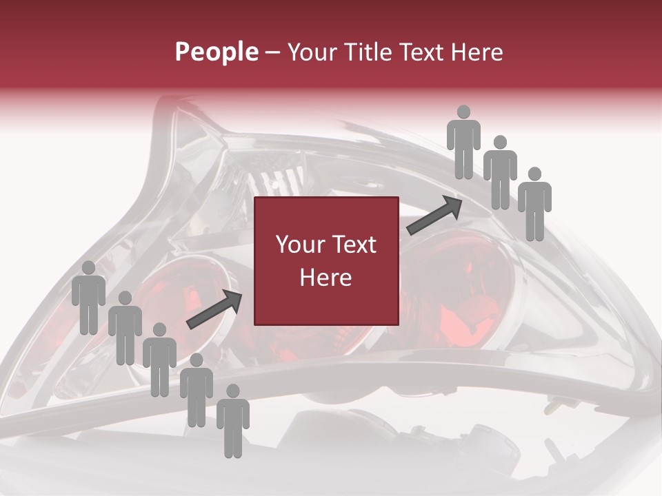 Vehicle Road Front PowerPoint Template