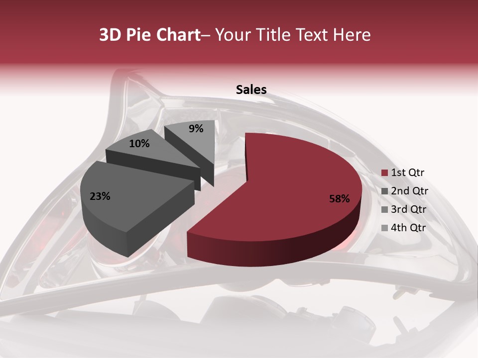 Vehicle Road Front PowerPoint Template