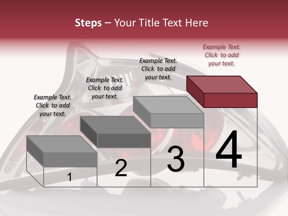 Vehicle Road Front PowerPoint Template