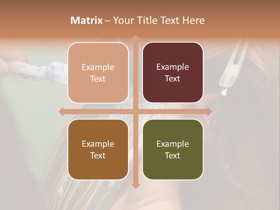 Dyeing Skill Hair PowerPoint Template