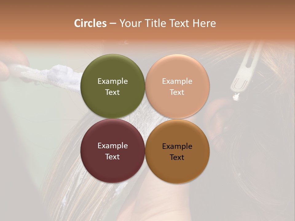 Dyeing Skill Hair PowerPoint Template