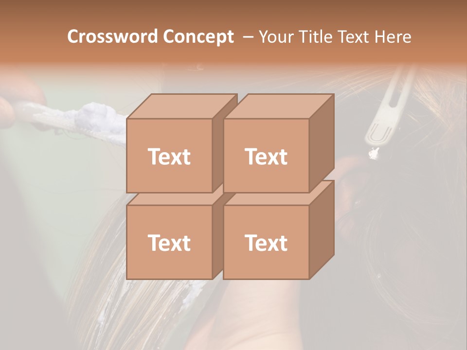 Dyeing Skill Hair PowerPoint Template