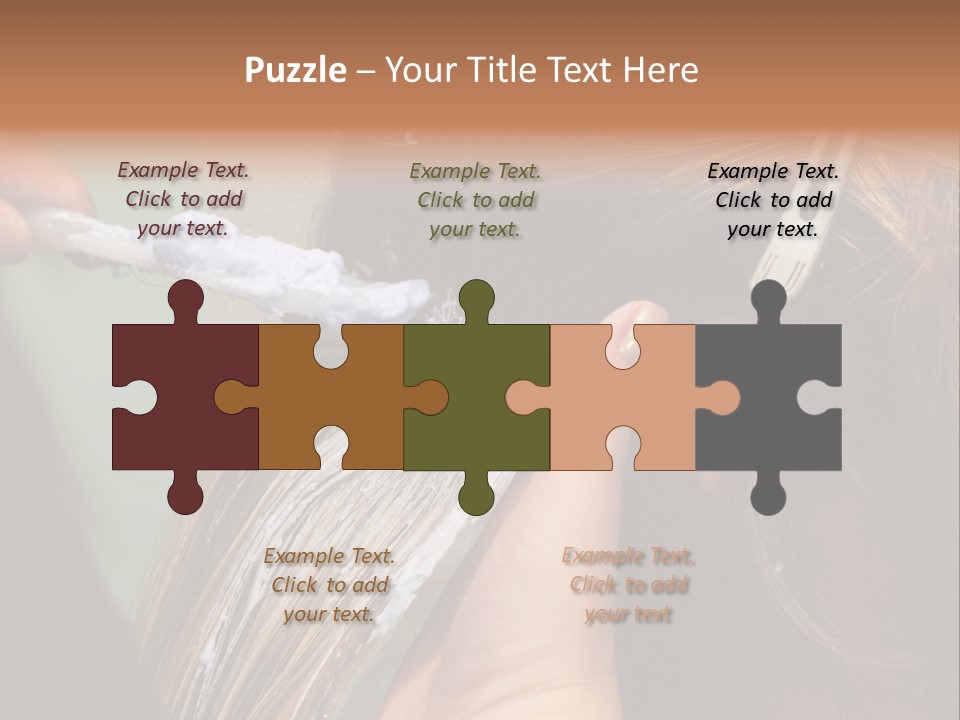 Dyeing Skill Hair PowerPoint Template