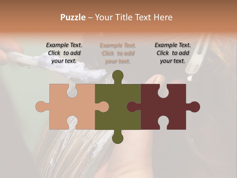 Dyeing Skill Hair PowerPoint Template